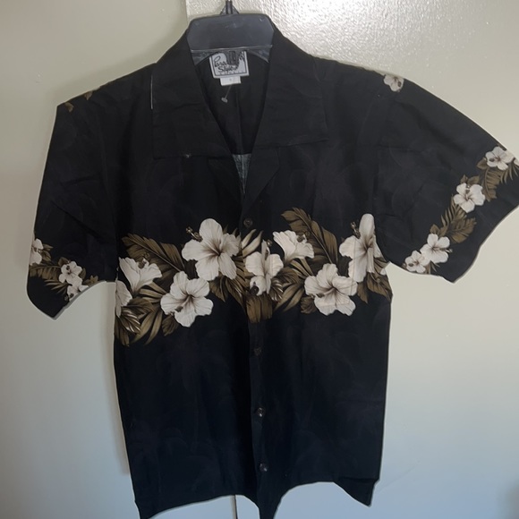 Men Paradise Style Hawaii button shirt small - Picture 3 of 9